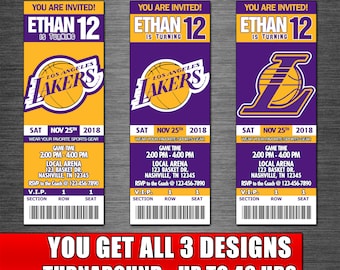Lakers printable Etsy picture relating to Lakers Printable Schedule named Lakers printable Etsy